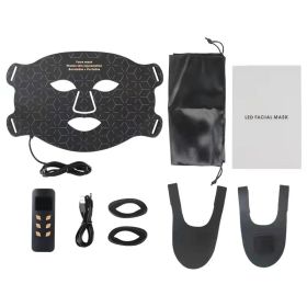 Photon Rejuvenation Led Color Light Beauty Mask (Color: Black)